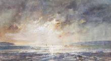EARLY MORNING, BELFAST LOUGH by William Galloway at Ross's Online Art Auctions