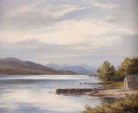 LOUGH LACHUNG, DONEGAL by Robert Egginton at Ross's Online Art Auctions