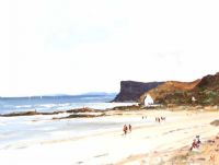 FAIRHEAD, BALLYCASTLE by Hugh McIlfatrick at Ross's Online Art Auctions