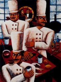 CHEFS by Graham Knuttel at Ross's Online Art Auctions