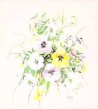 PANSY PROFUSION by Joe Hynes at Ross's Online Art Auctions