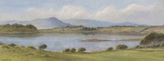 STRANGFORD FROM MAHEE ISLAND by George W.  Morrison at Ross's Online Art Auctions