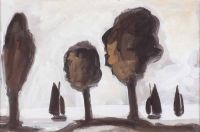 TREES & BOATS by Markey Robinson at Ross's Online Art Auctions