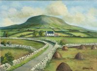 COTTAGE BY SLEMISH by J.J. O'Neill at Ross's Online Art Auctions