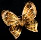 HEAVY 18 CT GOLD DIAMOND BUTTERFLY BROOCH at Ross's Online Art Auctions