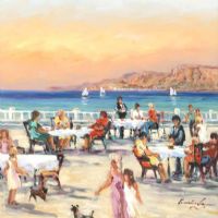 LUNCH, SOUTHERN SPAIN by William Cunningham at Ross's Online Art Auctions