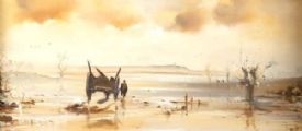 STRANGFORD LOUGH by Frank Fitzsimons at Ross's Online Art Auctions