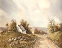 WHITE ROCK, COMBER by Desmond Monroe at Ross's Online Art Auctions