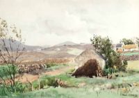 NEAR CROLLY, DONEGAL by Frank McKelvey RHA RUA at Ross's Online Art Auctions