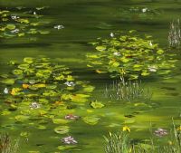 LILY POND by Hazel Revington Cross at Ross's Online Art Auctions