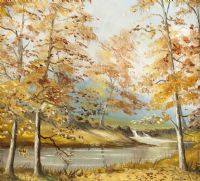 AUTUMN DAY by Manson Blair UWS at Ross's Online Art Auctions