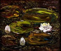 FLOWERING LILY by Hazel Revington Cross at Ross's Online Art Auctions