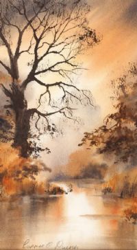 EVENING REFLECTIONS I by Carrie O'Duinn at Ross's Online Art Auctions