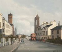UNIVERSITY ROAD, BELFAST by William Henry Burns at Ross's Online Art Auctions