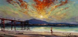 FORESHORE, HOLYWOOD by William Cunningham at Ross's Online Art Auctions
