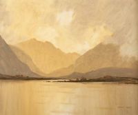 HARBOUR, ACHILL by Desmond Turner RUA at Ross's Online Art Auctions