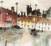 TERRACE HOUSES by Sue Howells at Ross's Online Art Auctions