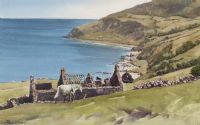 THE SEA TO THEMSELVES, NEAR TORR HEAD by Paul Holmes at Ross's Online Art Auctions