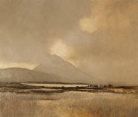 SHOWER OVER SLIEVEMORE by Desmond Turner RUA at Ross's Online Art Auctions