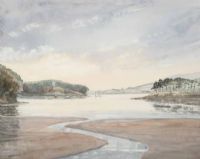 EVENING OVER AUDLEY'S by W.A. Faloona at Ross's Online Art Auctions