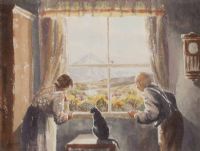 MUCKISH FROM THE PARLOUR by Hamilton Sloan at Ross's Online Art Auctions