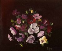 FLOWERS I by Joe Hynes at Ross's Online Art Auctions