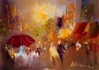 CITY BRIGHT by Carol Ann Waldron at Ross's Online Art Auctions