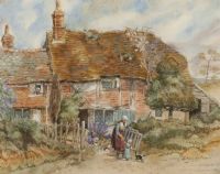 COUNTRY COTTAGE by 20th Century English School at Ross's Online Art Auctions
