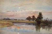 RIVER REFLECTIONS by William Docherty Weir at Ross's Online Art Auctions