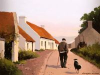 OUT FOR A STROLL by Gregory Moore at Ross's Online Art Auctions