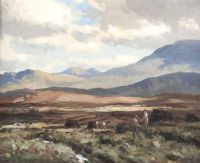 BOGLAND NEAR GLENVEAGH by Maurice Canning Wilks ARHA RUA at Ross's Online Art Auctions