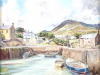 ANNALONG HARBOUR by Colin Turner at Ross's Online Art Auctions