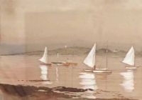 SAILING, STRANGFORD by William Docherty Weir at Ross's Online Art Auctions