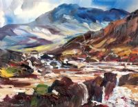 SLIEVE BEARNAGH by Rodney Howes at Ross's Online Art Auctions