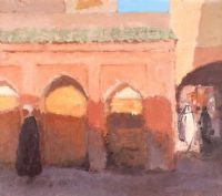 ARCHWAYS, NORTH AFRICA by Colin Watson RUA at Ross's Online Art Auctions