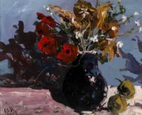FLOWERS by Rachel Grainger Hunt at Ross's Online Art Auctions