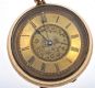 14 CARAT GOLD PLATED WALTHAM FOB WATCH WITH ENGRAVED DIAL at Ross's Online Art Auctions