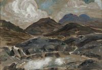 EAGLE MOUNTAIN & SHANLIEVE by Patric Stevenson PPRUA at Ross's Online Art Auctions