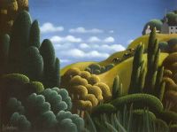 BY THE LEA by George Callaghan at Ross's Online Art Auctions