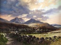 CLONACHULLION, THE MOURNES by Gerald Walby at Ross's Online Art Auctions