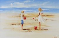 DIGGING A HOLE by Louise Mansfield at Ross's Online Art Auctions