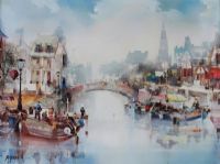 AMSTERDAM by Jose Aquillar at Ross's Online Art Auctions