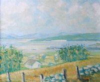 DOWNINGS BAY & PIER by Irish School at Ross's Online Art Auctions