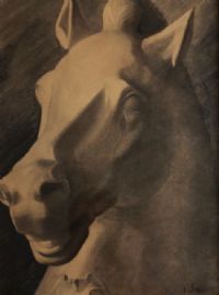 HORSE'S HEAD by John Luke RUA at Ross's Online Art Auctions