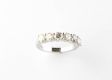 18CT WHITE GOLD & DIAMOND SIX STONE RING at Ross's Online Art Auctions