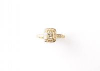 14CT GOLD & DIAMOND CLUSTER RING at Ross's Online Art Auctions