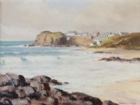 FORESHORE, PORTRUSH by Maurice Canning Wilks ARHA RUA at Ross's Online Art Auctions