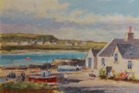 THE HARBOUR, PORTBALLINTRAE by Colin Gibson at Ross's Online Art Auctions