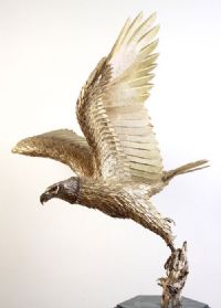 BALD EAGLE by Robert Signorella at Ross's Online Art Auctions
