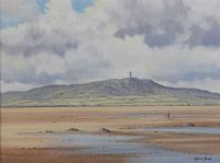 SCRABO FROM STRANGFORD LOUGH by Manson Blair UWS at Ross's Online Art Auctions